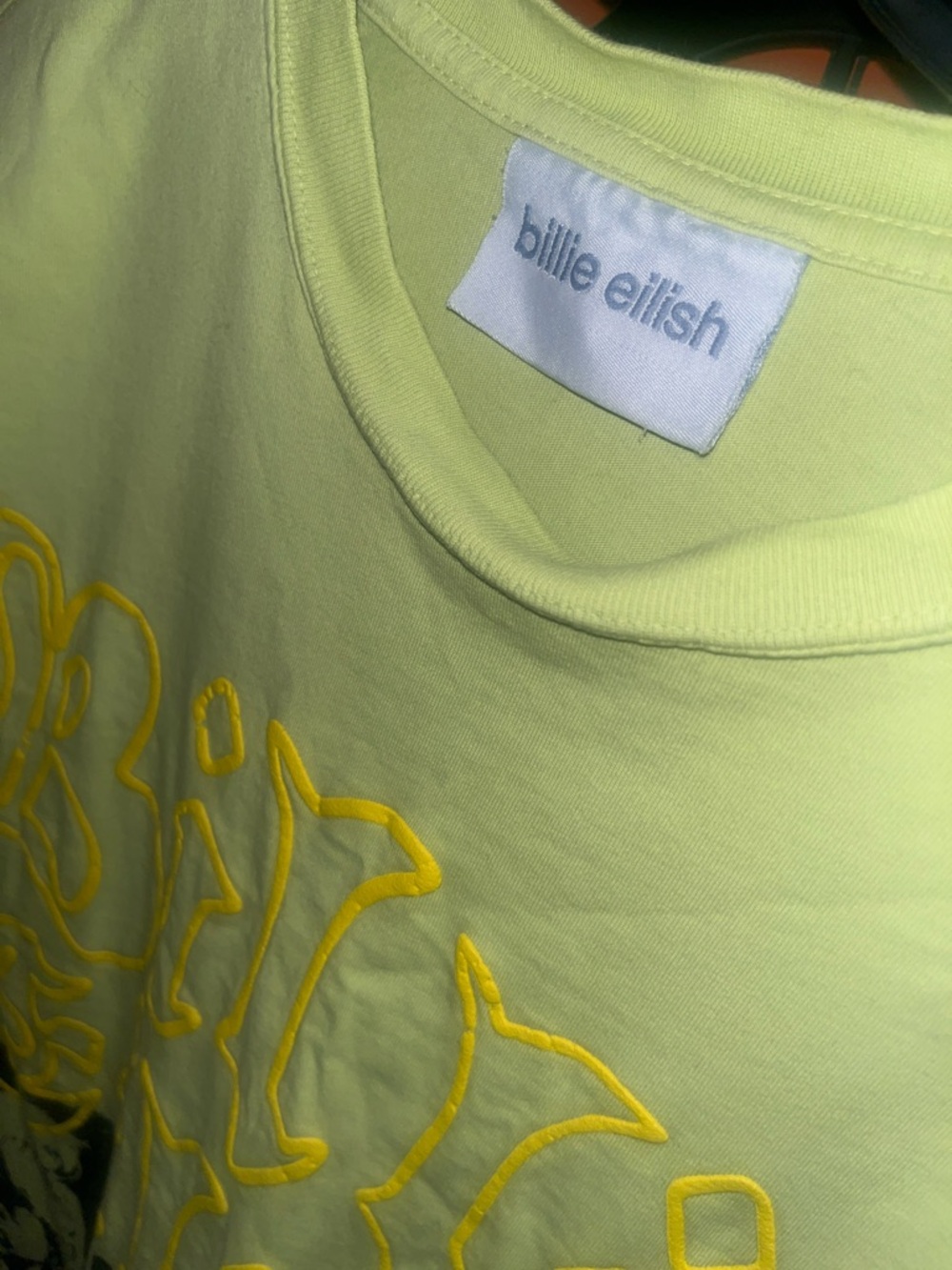 Green Graphic Long Sleeve Top by Billie eilish - Picture 4 of 4
